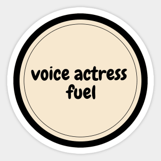 voice actress fuel Sticker